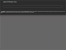 Tablet Screenshot of gayvintage.org